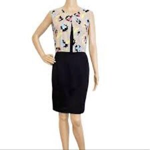 RACHEL Rachel Roy Floral Black and Cream Skirt Set